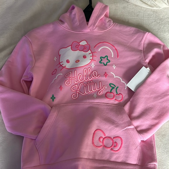 Brand New!! HELLO KITTY girls hoodie. Super cute. Sizes from 4/5 to 14/16. - Picture 1 of 1